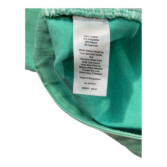 Talbots Women’s Size 10P Green Pedal Pusher Simply Flattering 5 Pockets Jeans - Picture 5 of 11